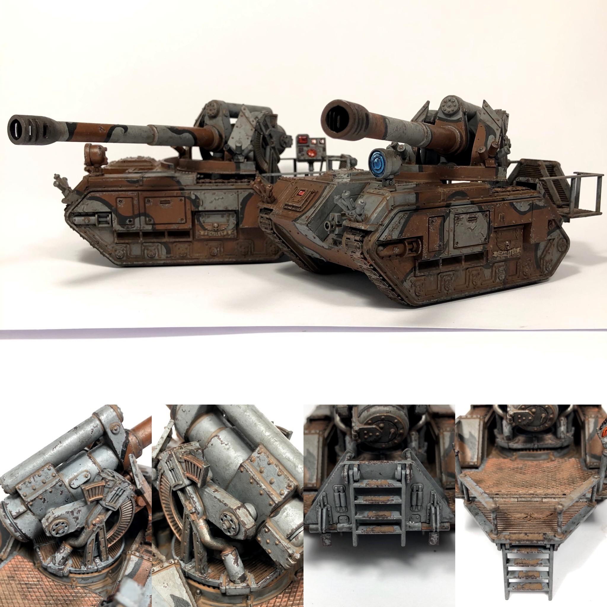 Artillery, Astra Militarum, Basilisk, Cadians, Camouflage, Conversion